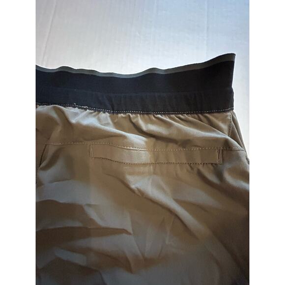 The North Face Pants Mens Size 34 Gray Hiking Stretch Drawstring Reinforced Knee - Picture 9 of 12